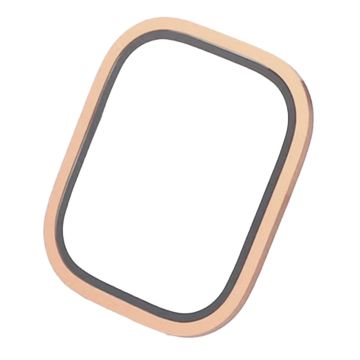 Apple Watch Ultra 2 49mm / Ultra 49mm Screen Protector with Titanium Alloy Frame High Aluminum-silicon Glass Film - Gold