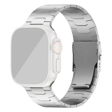 Apple Watch Series 49mm - 45mm - 44mm - 42mm Titanium Alloy 26mm Band - Silver