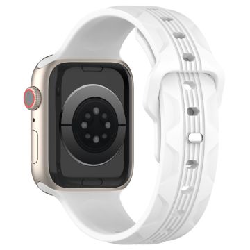 KALEBOL Apple Watch Series 49mm - 45mm - 44mm - 42mm Silicone Watch Band - White