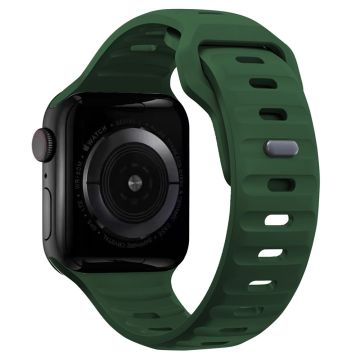 KALEBOL Apple Watch Series 49mm - 45mm - 44mm - 42mm Silicone Watch Band - Green