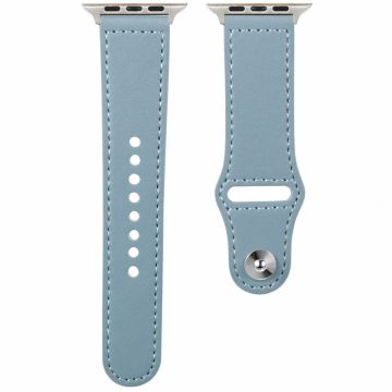 KALEBOL Apple Watch Series 49mm - 45mm - 44mm - 42mm Watch Strap, Large Buckle - Blue