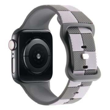 KALEBOL Strap for Apple Watch Series 49mm - 45mm - 44mm - 42mm Silicone Band - Dark Grey