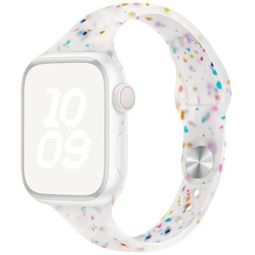 Silicone Strap Apple Watch Series 49mm - 45mm - 44mm - 42mm Band - Jelly White