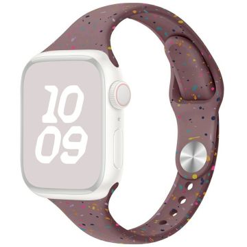 Silicone Strap Apple Watch Series 49mm - 45mm - 44mm - 42mm Band - Smoky Purple