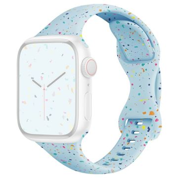 Strap Apple Watch Series 49mm - 45mm - 44mm - 42mm Silicone Band - Baby Blue