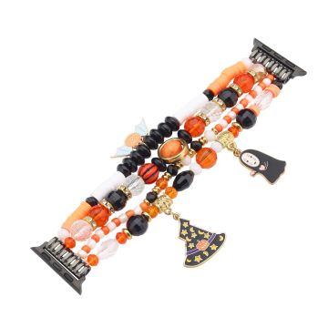 Halloween Beaded Strap Apple Watch Series 49mm - 45mm - 44mm - 42mm - Faceless Man