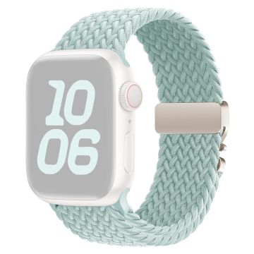 Nylon Strap Apple Watch Series 10 46mm Parachute Buckle Watch Band - Light Mint