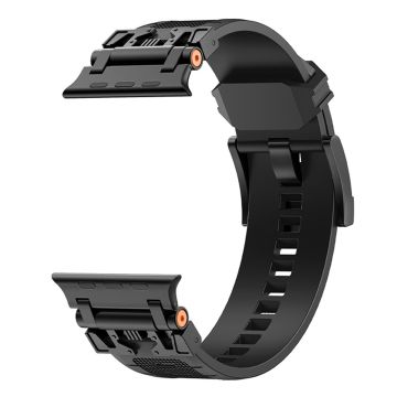 KALEBOL Armor Flexible Watch Strap Apple Watch Series 10 46mm Wrist Band - Black