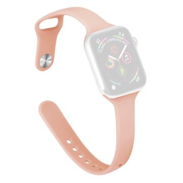 KALEBOL Silicone Watch Band Apple Watch Series 10 46mm Replacement Strap - Pink