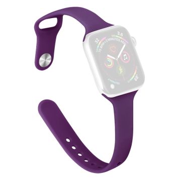 KALEBOL Silicone Watch Band Apple Watch Series 10 46mm Replacement Strap - Dark Purple