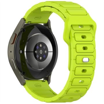 KALEBOL 22mm Silicone Watch Strap Samsung Galaxy Watch3 45mm / Huawei Watch GT 5 46mm / GT 5 Pro 46mm I-Shaped Band - Lime