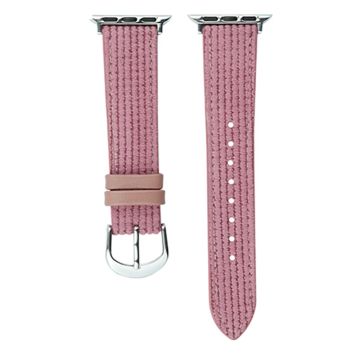 Apple Watch 49mm / 45mm / 44mm / 42mm Watch Band with Waffle Grid - Pink Purple