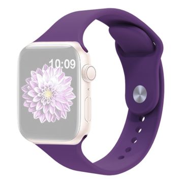 KALEBOL Apple Watch 49mm / 45mm / 44mm / 42mm Silicone Watch Straps, Size: S / M - Purple