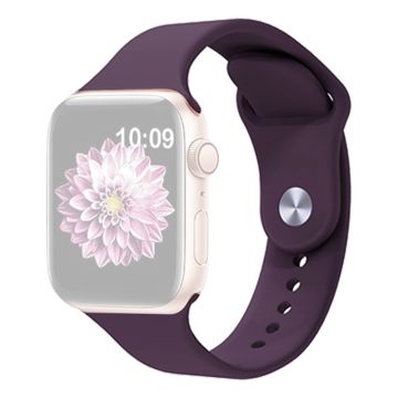 KALEBOL Apple Watch 49mm / 45mm / 44mm / 42mm Silicone Watch Straps, Size: S / M - Violet Purple