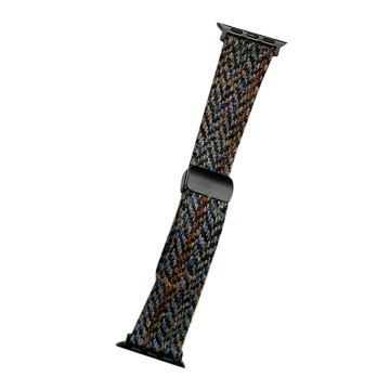 Woolen Strap Apple Watch 49mm / 45mm / 44mm / 42mm Watch Band - Blue+Black