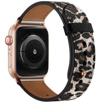Apple Watch Series 49mm - 45mm - 44mm - 42mm Universal Watch Band Strap - Leopard