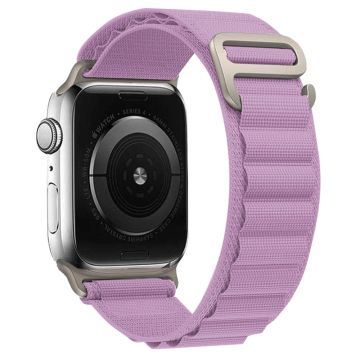 KALEBOL Apple Watch Series 49mm - 45mm - 44mm - 42mm Universal Nylon Watch Band - Light Purple