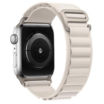 KALEBOL Apple Watch Series 49mm - 45mm - 44mm - 42mm Universal Nylon Watch Band - Starlight