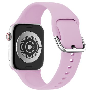 KALEBOL Apple Watch Series 49mm - 45mm - 44mm - 42mm Universal Sporty Silicone Band - Light Purple