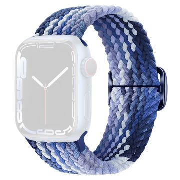 KALEBOL For Apple Watch Ultra 2 Ultra 49mm / 9 8 7 45mm / 6 5 4 SE (2023) SE (2022) SE 44mm / 3 2 1 42mm Nylon Braided Watch Strap - Blueberry