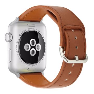 KALEBOL KLB-KCPU-001 For Apple Watch Ultra 2 Ultra 49mm / 9 8 7 45mm / 6 5 4 SE (2023) SE (2022) SE 44mm / 3 2 1 42mm Watch Band - Brown