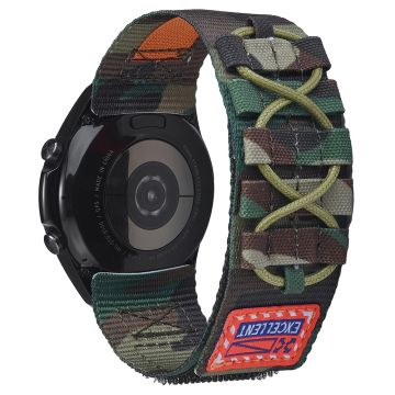 Huawei Watch GT 3 42mm / GT 3 Pro 43mm Watch band 20mm Loop Fastener Nylon Wrist Strap - Camouflage