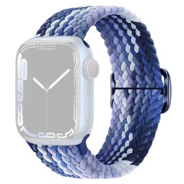 Apple Watch Ultra 2 Ultra 49mm / 9 8 7 45mm / 6 5 4 SE (2023) SE (2022) SE 44mm / 3 2 1 42mm Strap Nylon Braided Watch band  - Blueberry