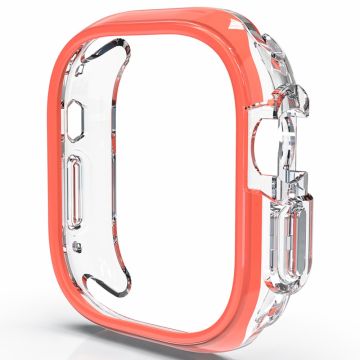 Apple Watch Ultra / Ultra 2 49mm Hollow-Out Bump Resistant+Flexible Protection Cover Watch Frame Case - Orange