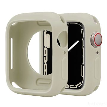 Apple Watch Ultra 2 / Ultra 49mm Silicone Protective Case Candy Color Shockproof Watch Cover - Antique White