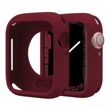 Apple Watch Ultra 2 / Ultra 49mm Silicone Protective Case Candy Color Shockproof Watch Cover - Wine Red