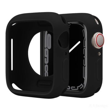 Apple Watch Ultra 2 / Ultra 49mm Silicone Protective Case Candy Color Shockproof Watch Cover - Black