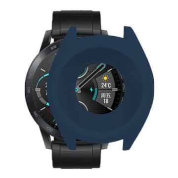 Huawei Watch GT 2 42mm 46mm / Honor Magic Watch 2 Protective Case Silicone Hollow Watch Cover - Midnight Blue