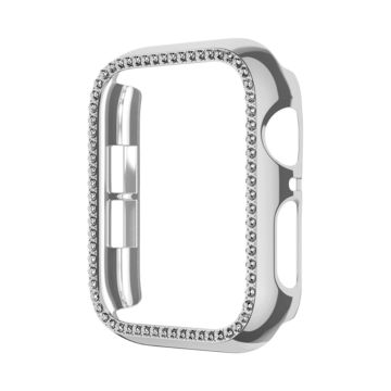 Apple Watch Ultra 49mm / Ultra 2 49mm Impact-Resistant Watch Case Electroplating Hollow Impact-Resistant Cover - Silver