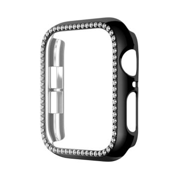 Apple Watch Ultra 49mm / Ultra 2 49mm Impact-Resistant Watch Case Electroplating Hollow Impact-Resistant Cover - Black