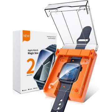 2-pack Apple Watch Ultra / Ultra 2 49mm Watch Screen Protector Pliable Composite Film with Auxiliary Tool