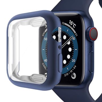 Apple Watch Ultra 2 49mm / Ultra 49m flexible Case with Screen Protector All Around Electroplated Watch Cover - Blue