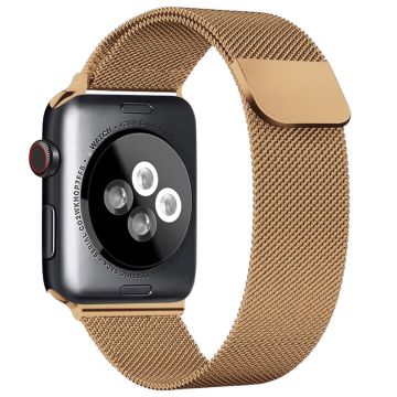 AHASTYLE WG42-1 Apple Watch Series 49mm - 45mm - 44mm - 42mm Milanese Wrist Band - Rose Gold