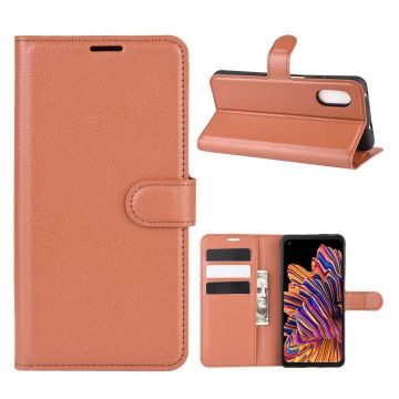 Classic Samsung Galaxy Xcover Pro flip case - Brown