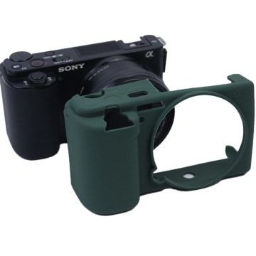 Sony ZV-E10 silicone cover - Blackish Green