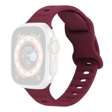 Apple Watch Series 9 45mm / Ultra 2 silicone strap - Wind Red