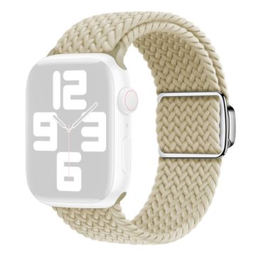 Apple Watch Series 9 45mm / Ultra 2 nylon braided strap - Starlight