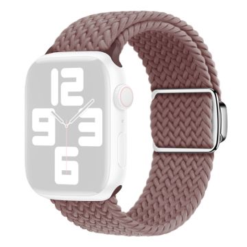 Apple Watch Series 9 45mm / Ultra 2 nylon braided strap - Smoke Purple