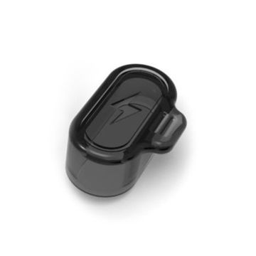 1pc silicone anti-dust plug for Garmin and Coros watch - Transparent Black