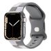 KALEBOL Strap for Apple Watch Series 49mm - 45mm - 44mm - 42mm Silicone Band - Dark Grey