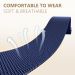 LEMONDA Size S Apple Watch Series 10 46mm Metal Strap Milanese Watch Band - Blue